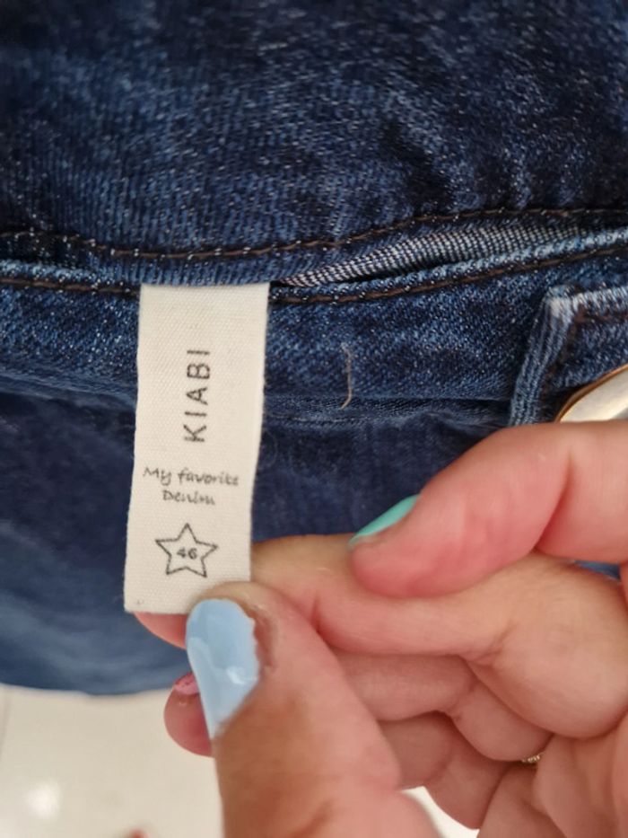 1 jupe jean taille 46 marque KIABI - photo numéro 4