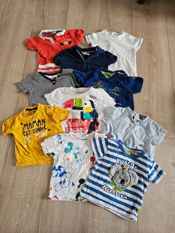 Gros lot de 10 t Shirts 18 mois