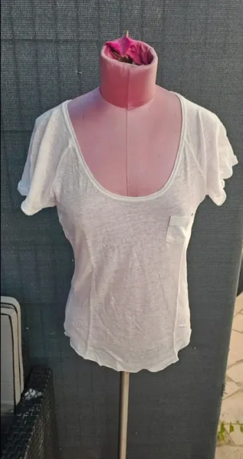 🪷Tee-shirt uni blanc