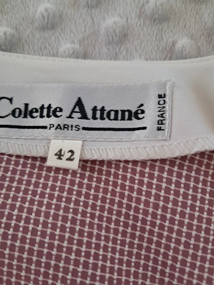 Blouse vintage Colette Attané taille 42 - photo numéro 2