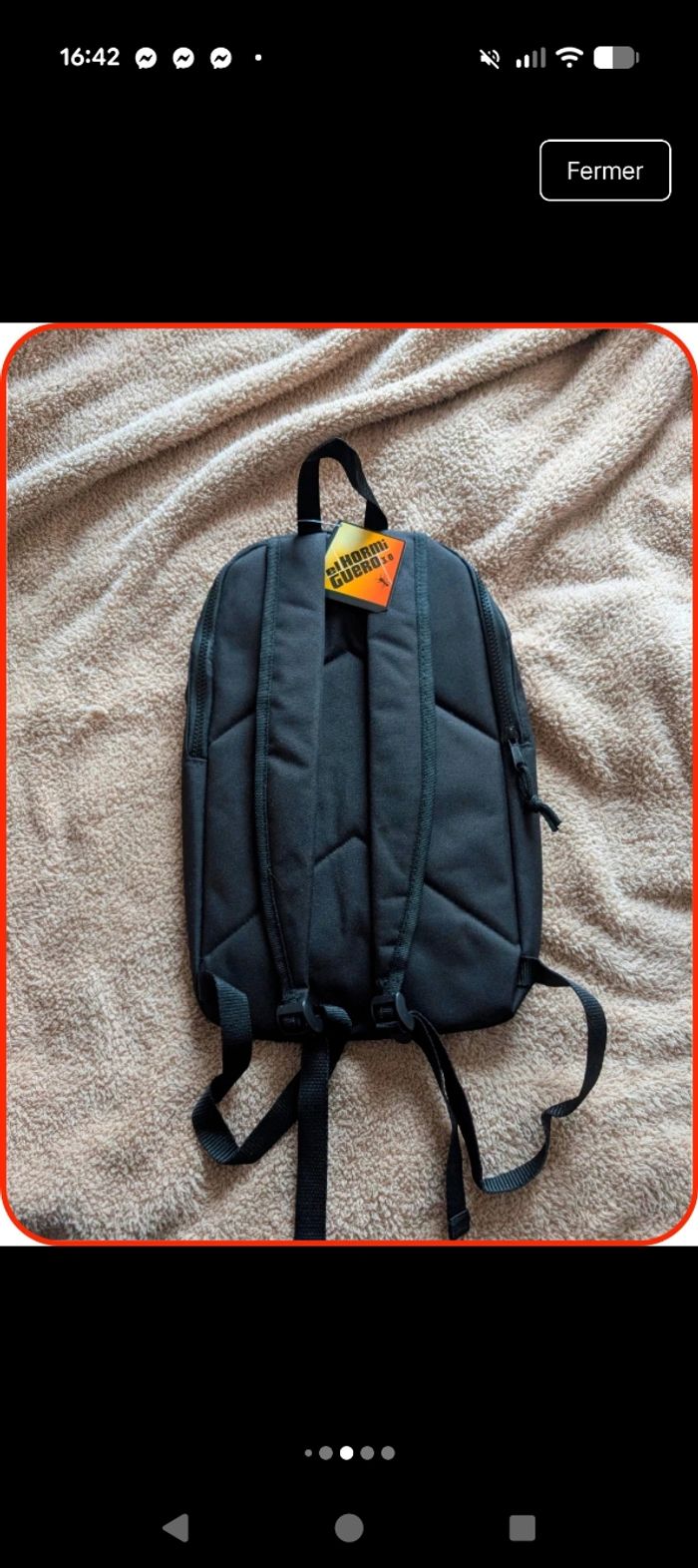 Sac à dos noir El Hormiguero (Trancas y Barrancas) - Neuf avec étiquette - photo numéro 6