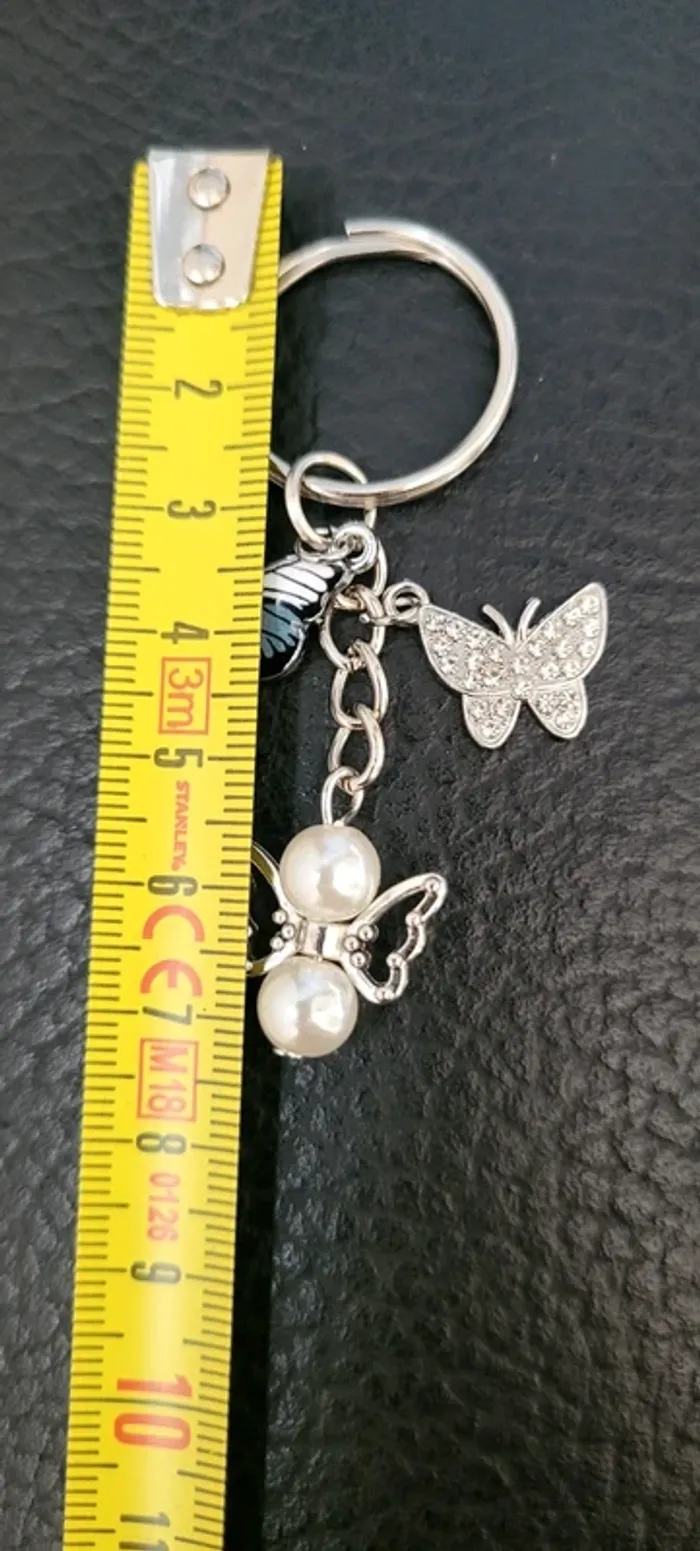 Porte-clés ange gardien papillons - photo numéro 3