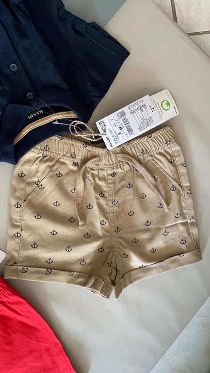 Lot de 2 ensembles été 9 mois - photo numéro 8