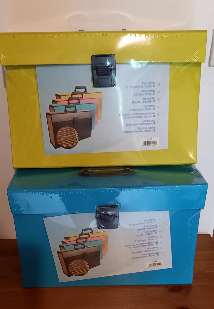 Lot de 2 Trieurs valisette - Neufs
