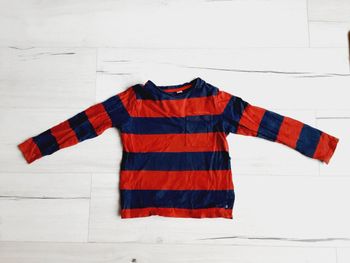 Vêtement garçon tee-shirt manches longues rayé Okaïdi 6 ans