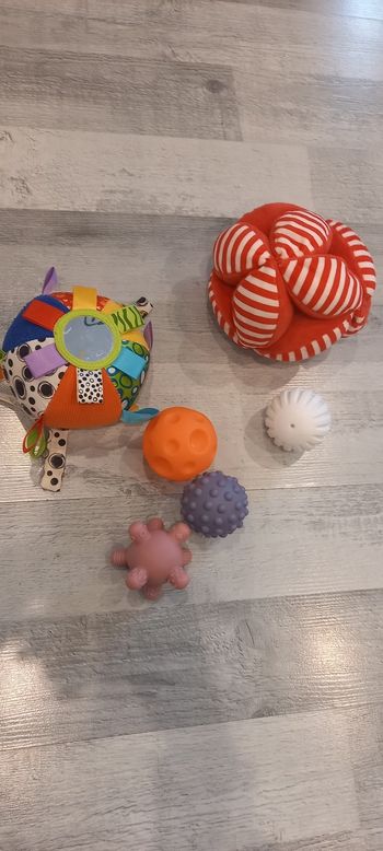 Lot de 6 balles sensorielles