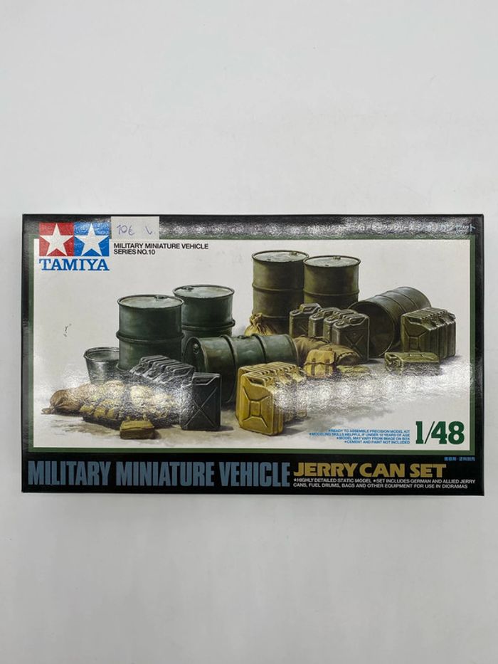 Tamiya maquette military miniature vehicle jerry can set