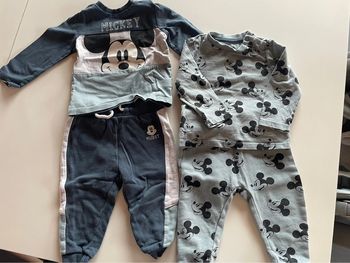 2 ensembles Mickey 12m