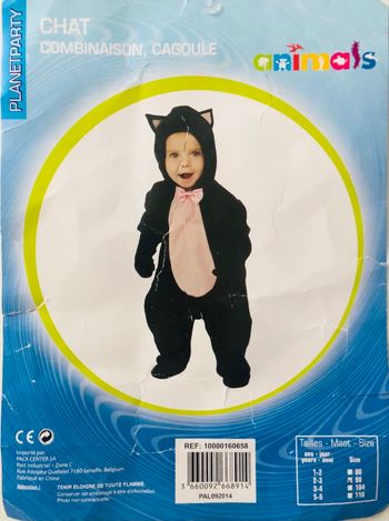 Déguisement chat 
