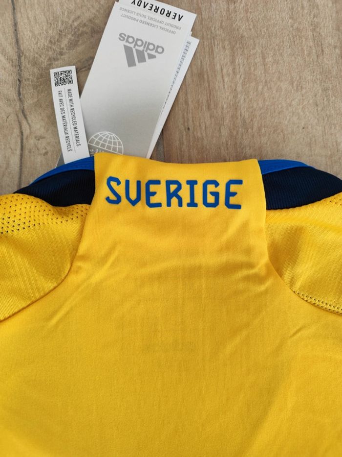 Maillot authentique équipe nationale Suède/Sweden - photo numéro 4