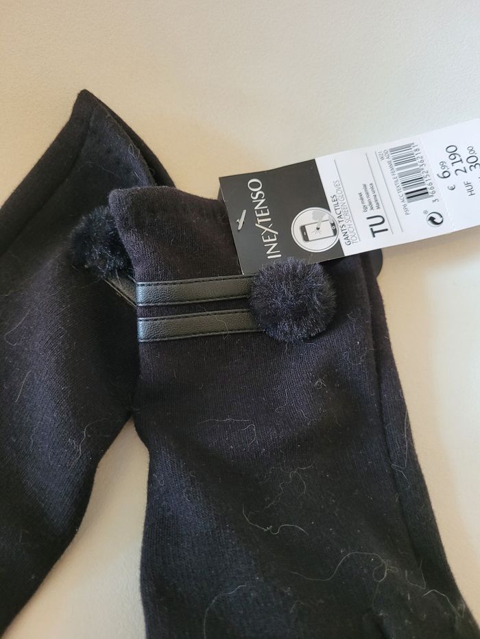Gants tactiles fourrés femme In Extenso - photo numéro 2
