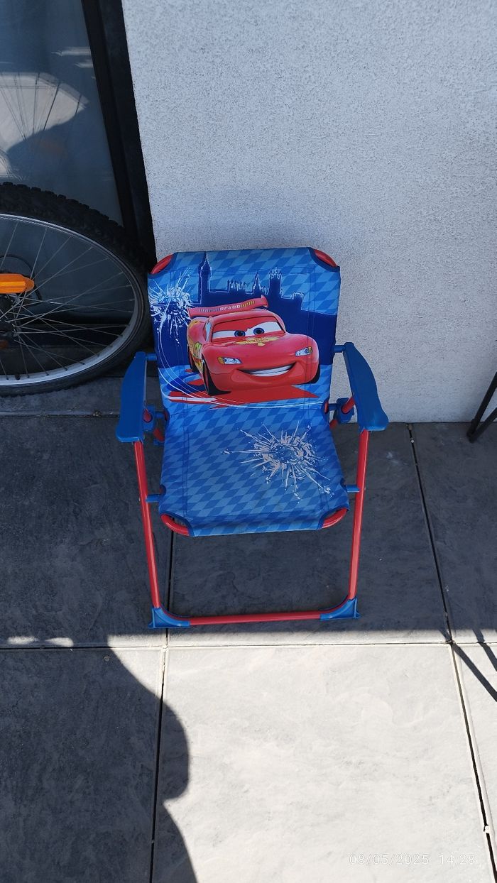 Chaise camping enfant Cars