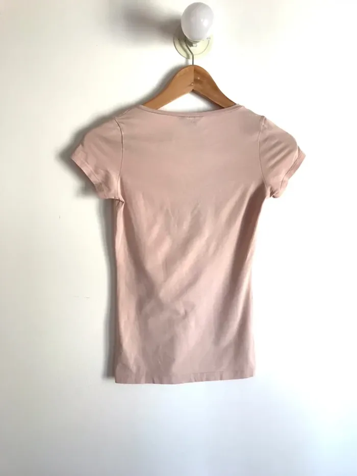 T-shirt Guess rose pâle taille XS - photo numéro 6