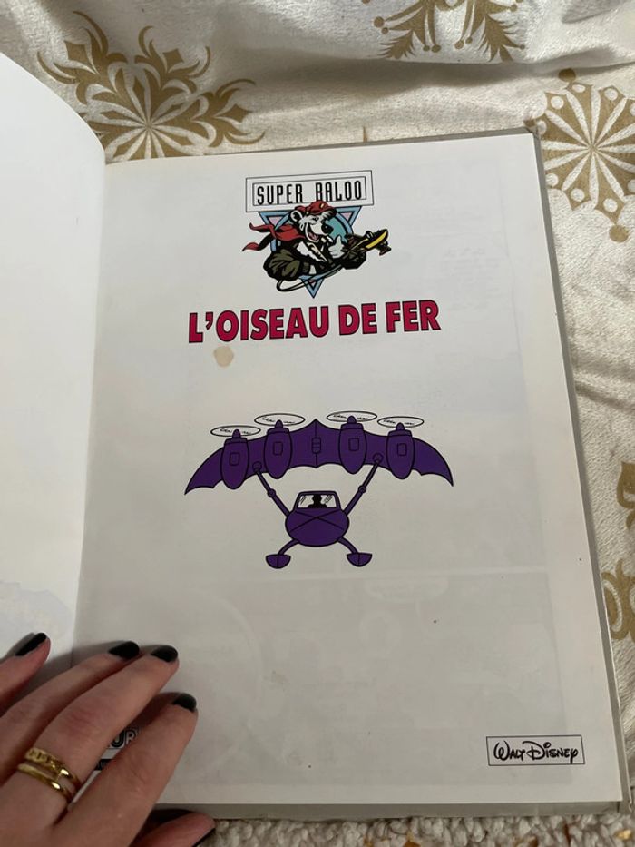 Lot de 2 livres BD vintage Super Baloo Disney Club - photo numéro 8