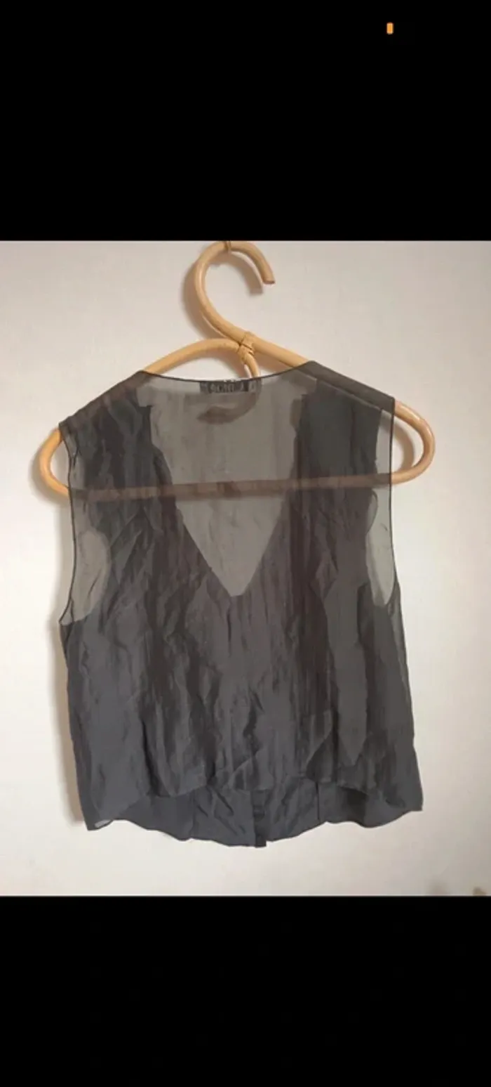 Chloé "chemise sans manche à volants" taille 36 - photo numéro 13
