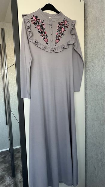 Robe femme longues gris taille 38