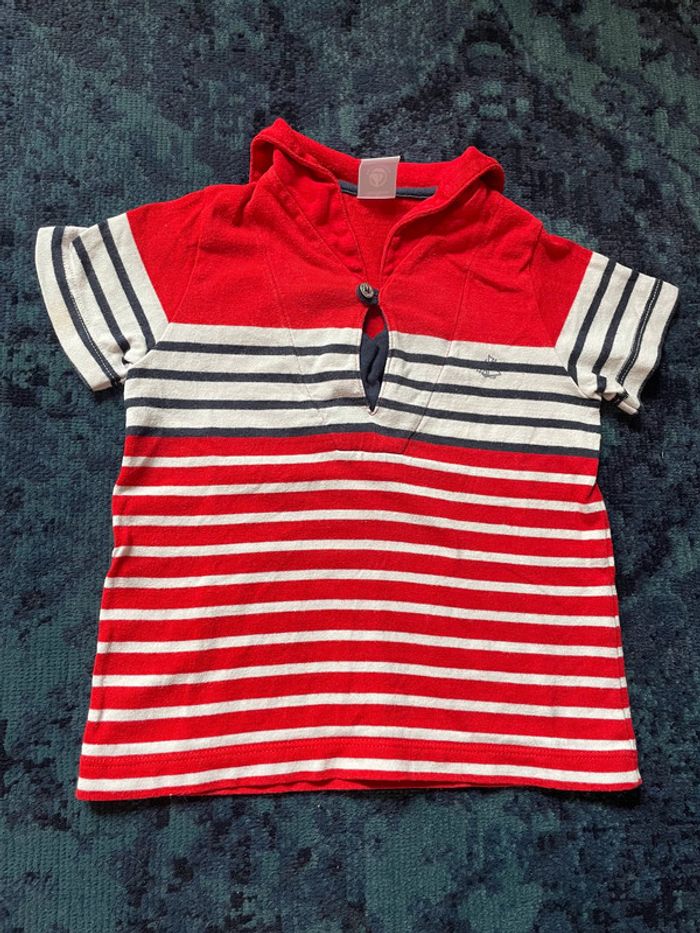 Tee-shirt marin Petit Bateau - photo numéro 2