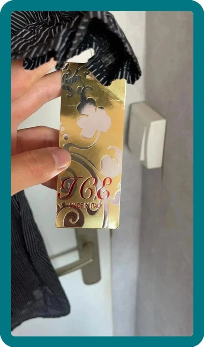 Tunique noire rayures - photo numéro 2