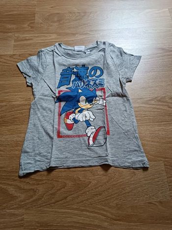 Tee shirt Sonic 6 ans