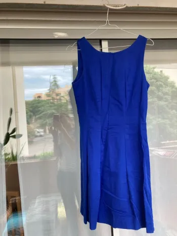 Robe bleu marine, camaïeu 36