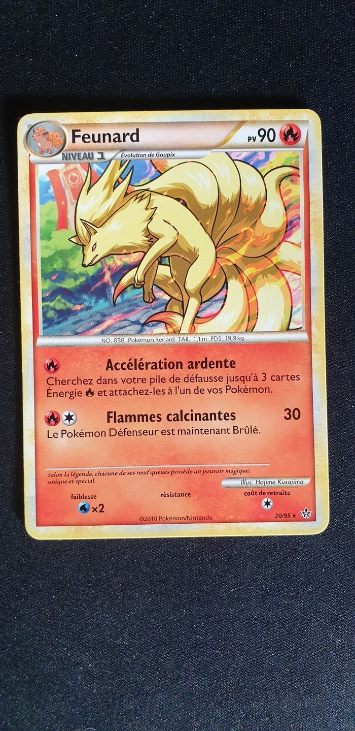 Carte pokémon Feunard 20/95 - photo numéro 1