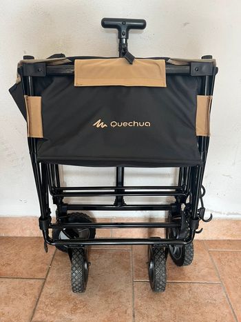 Chariot de camping pliable à roulettes Quechua