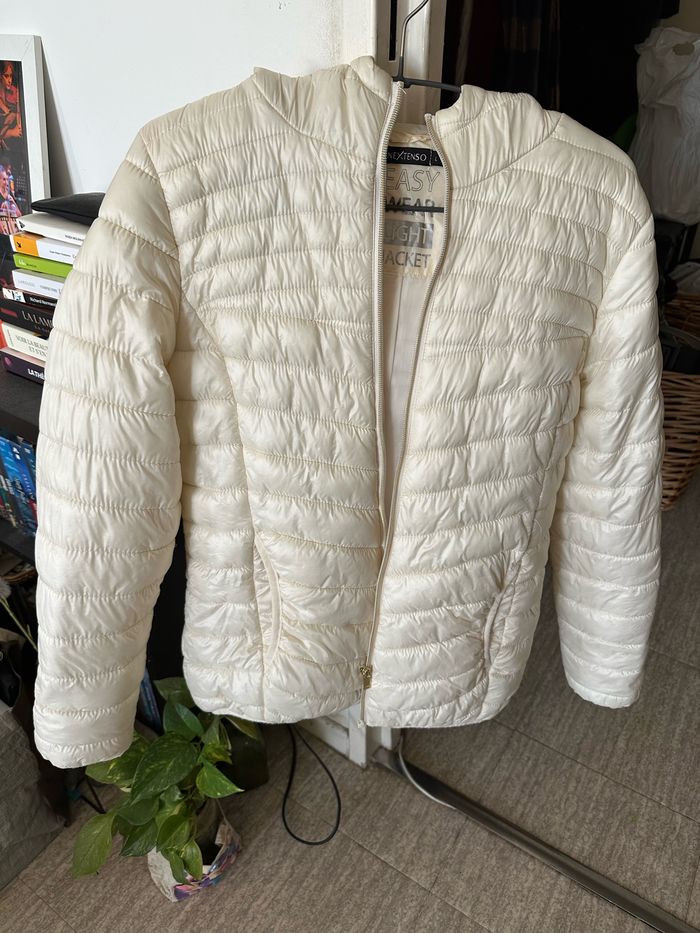 Doudoune couleur crème ados taille L - photo numéro 7