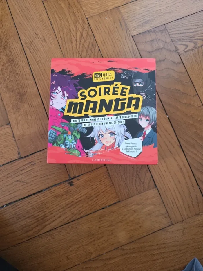 🎴 Soirée Manga – coffret quiz Larousse – neuf