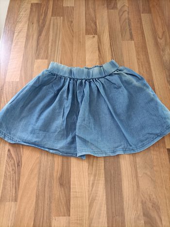 Jupe jean effet délavé 6 ans NewCo