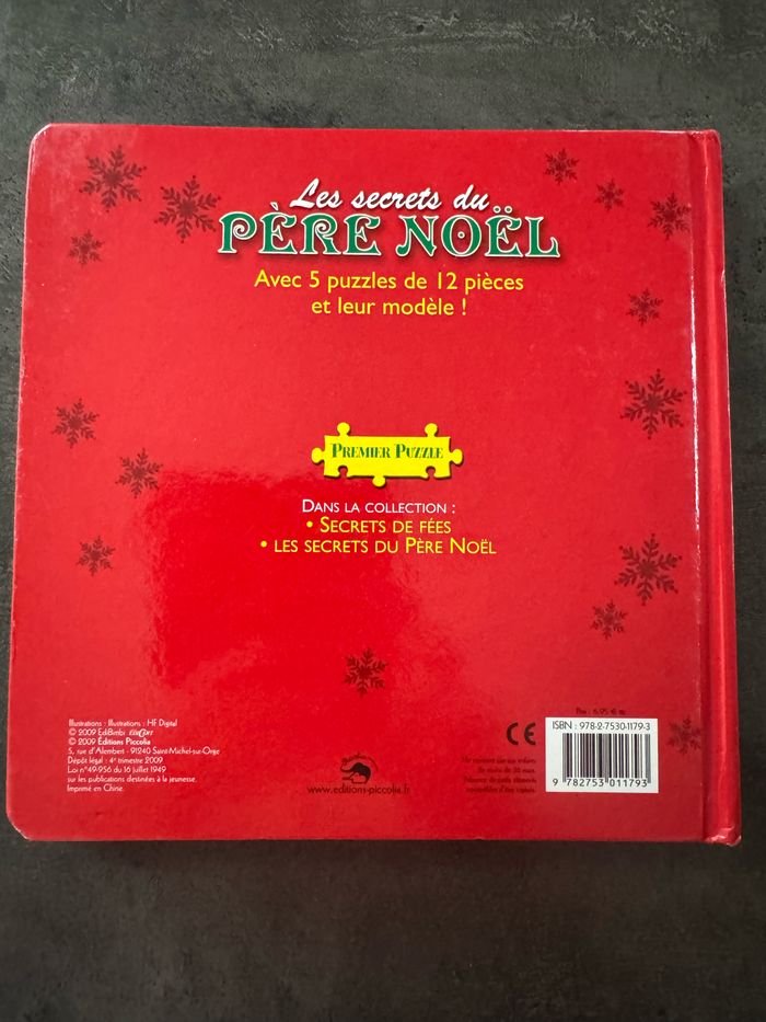 Les secrets du Père Noël livre puzzle - photo numéro 2