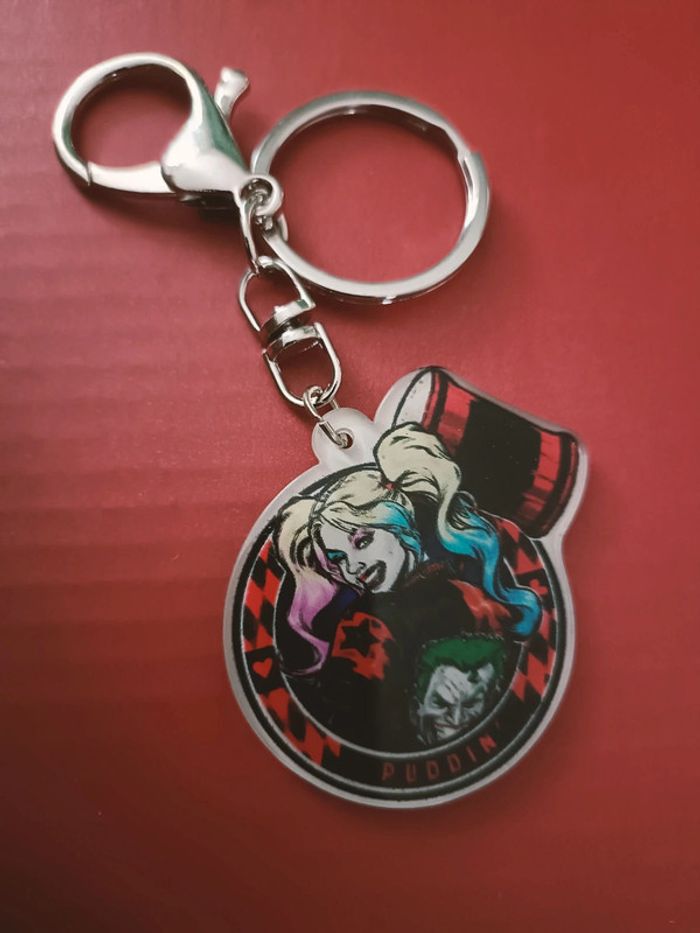Porte clés style Harley Quinn - photo numéro 2