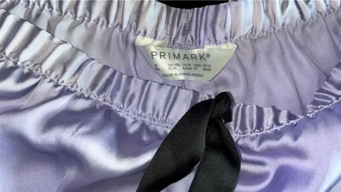 Ensemble pyjama satiné Primark L - photo numéro 3