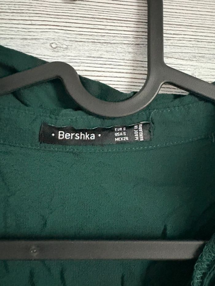 Blouse verte foncé - Bershka - photo numéro 4
