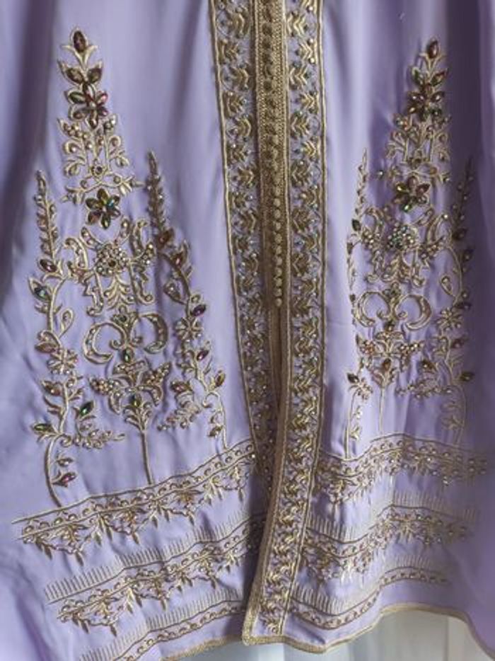 Caftan marocain violet - photo numéro 2
