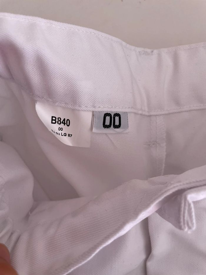 Pantalon blanc de travail taille 34 neuf - photo numéro 3