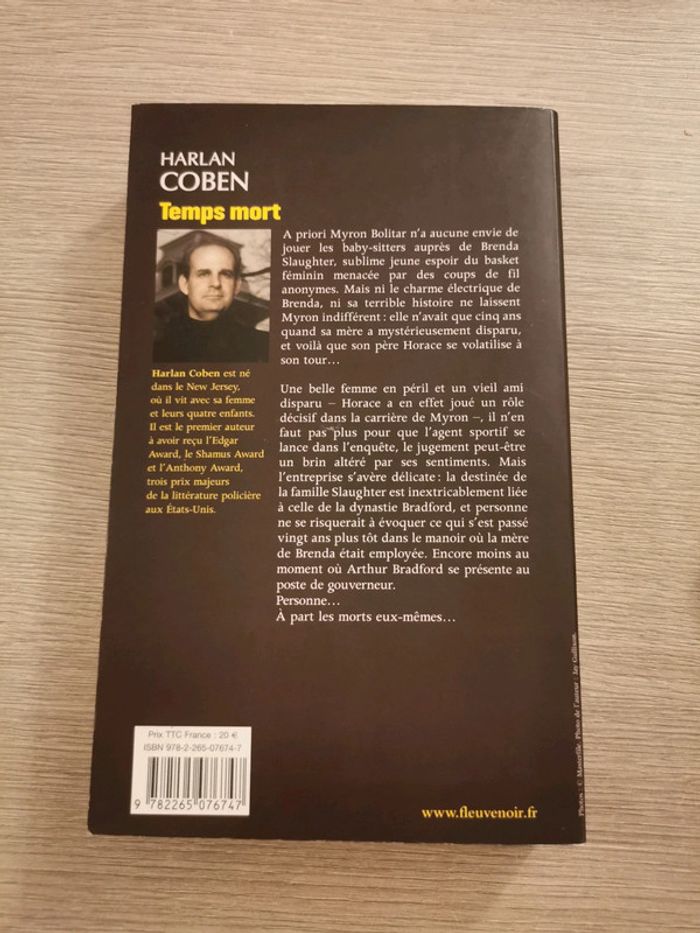 Livre Temps mort de Harlan Coben - photo numéro 2