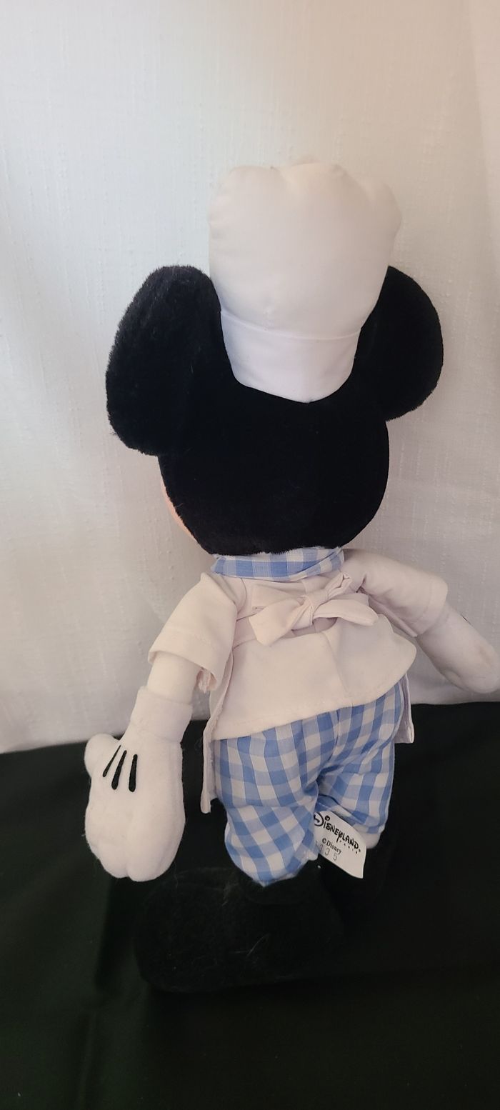 Peluche Mickey DISNEY Chef Mickey Vintage Chapeau 40 cm - photo numéro 4