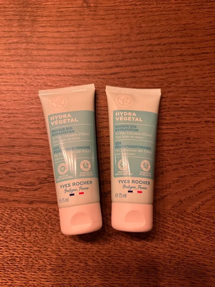 Lot de 2 masques hydratation Hydra Végétal