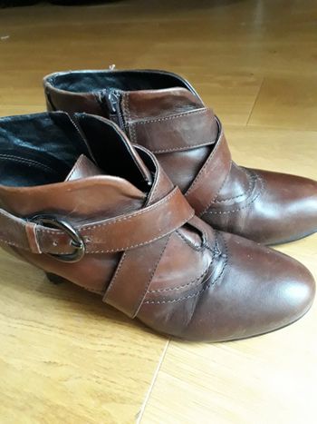 Bottines cuir