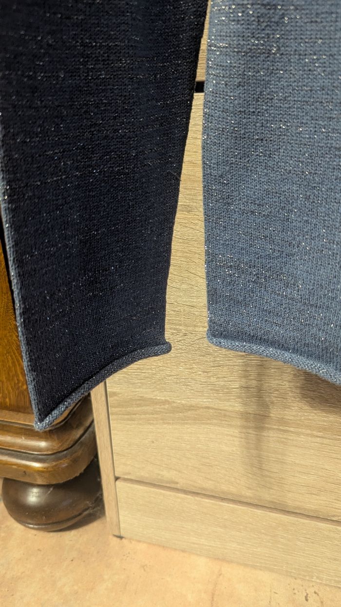 Pull paillettes bleu - photo numéro 3