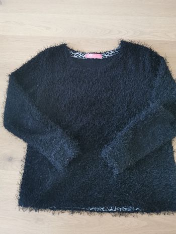 Pull noir taille unique