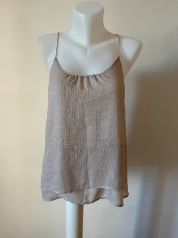 Débardeur beige en très bon état taille 36 H&M