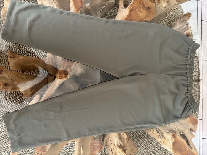 Pantalon chino vert kaki Zara femme M - photo numéro 4
