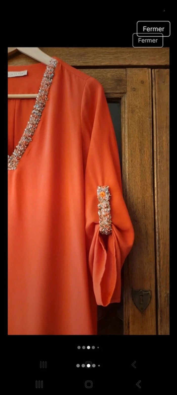 Jolie Robe Vie ta Vie taille 1 rouge (fr 36) - photo numéro 3