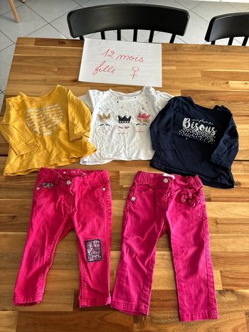 Lot t-shirt et pantalons