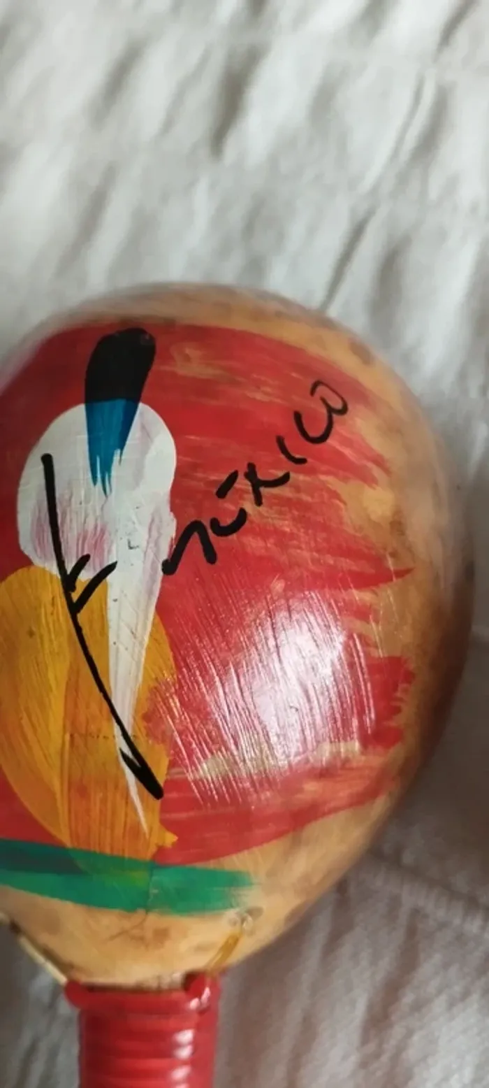 Maracas en bois, fabrication artisanale - photo numéro 3