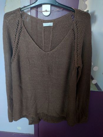Pull Promod taille L marron