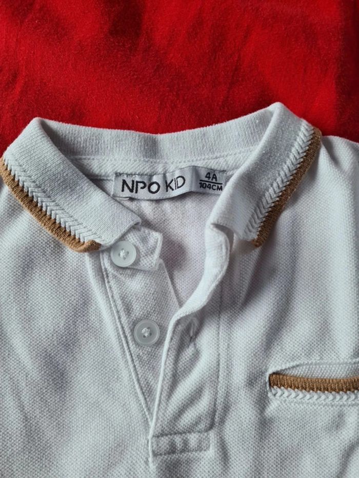 Lot polos et t-shirt été 4 ans Marque NPO - photo numéro 4