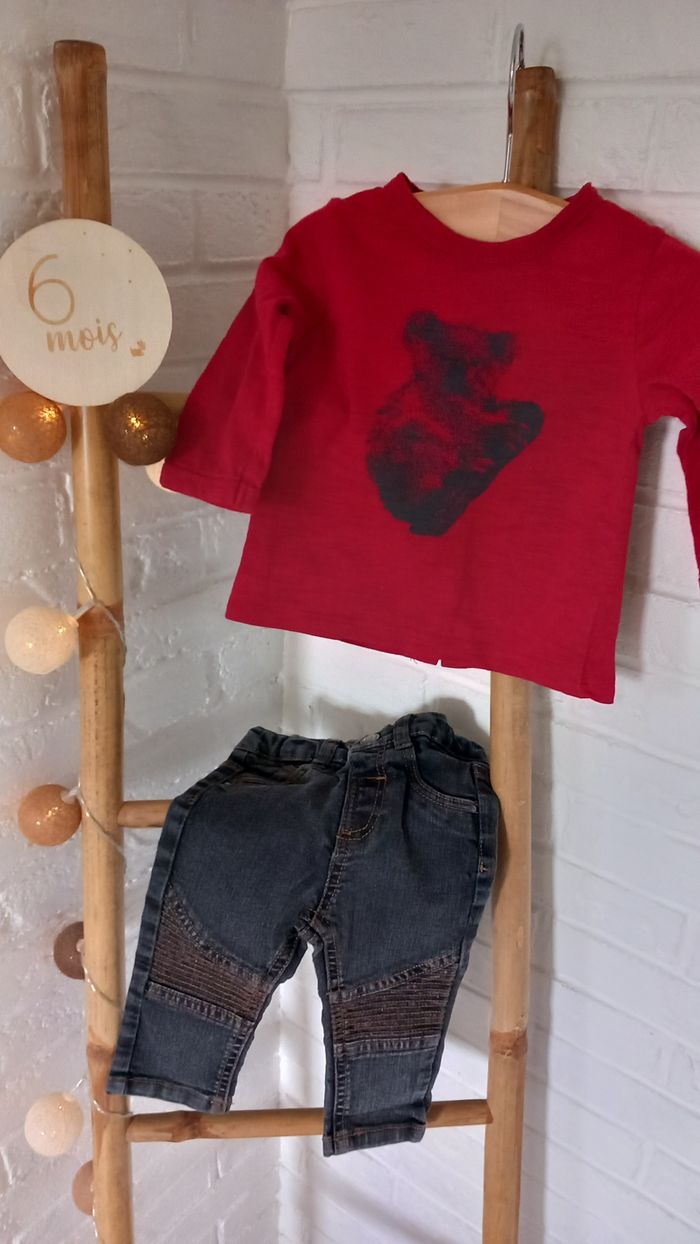 Lot vêtements garçon 6 mois - 11 pièces hiver mode actuelle