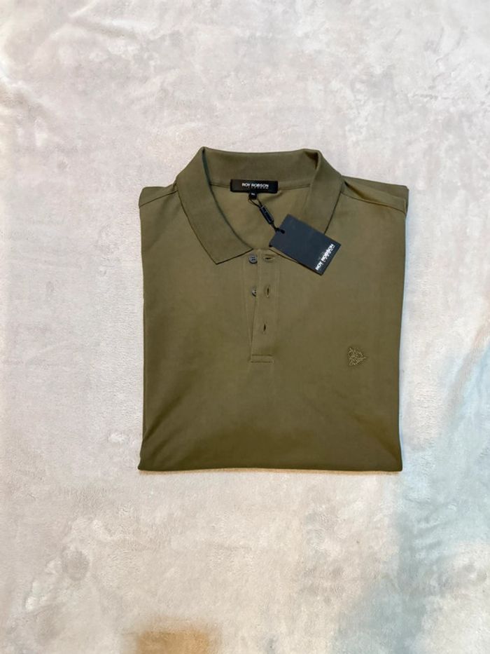 Roy Robson - Polo Kaki, taille 3XL